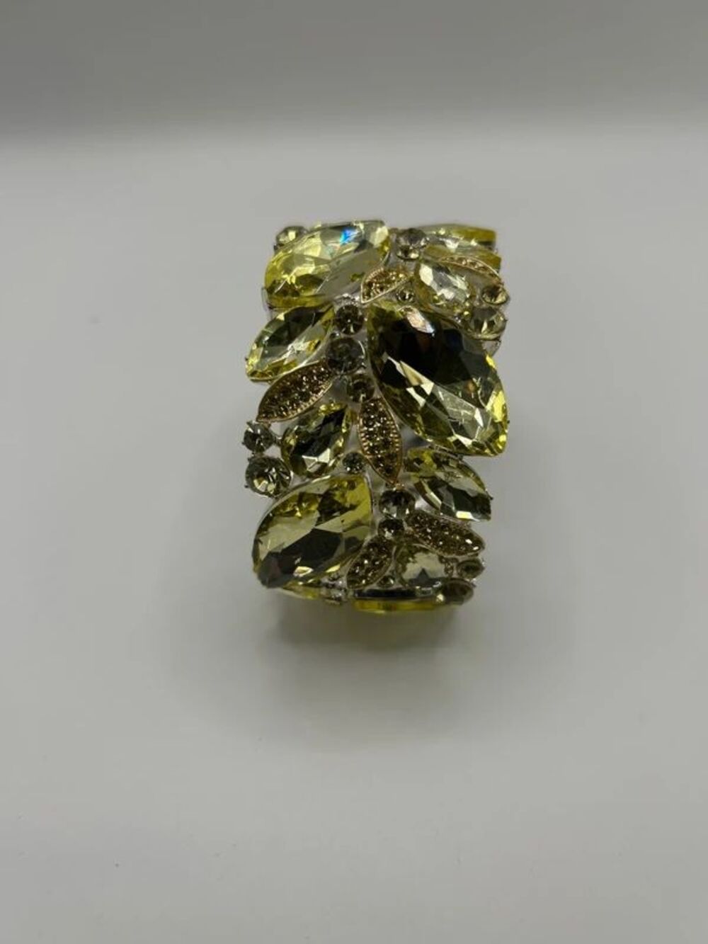 Citrine Rhinestone stretch Bracelet - Picture 1 of 3